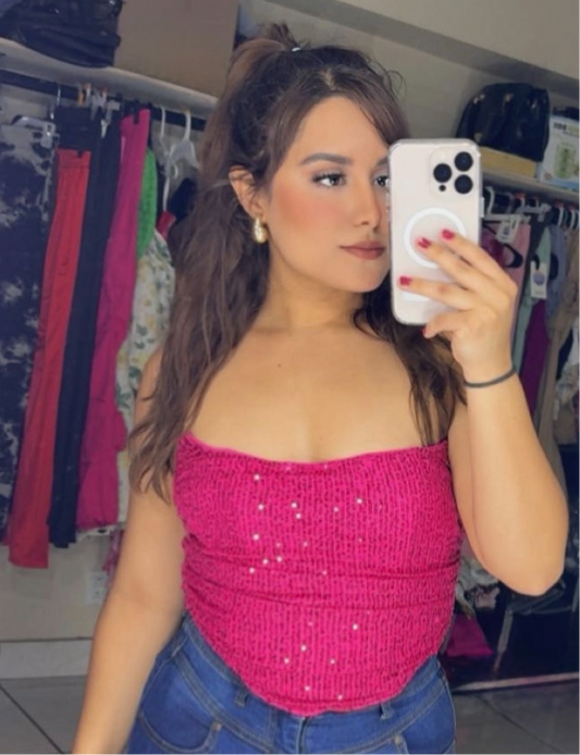 SALE COLLECTION✨Sequin crop top