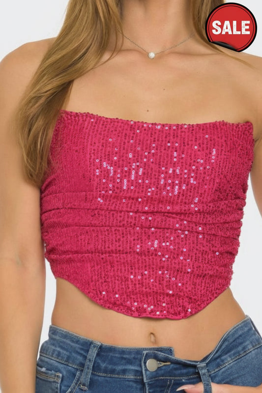 SALE COLLECTION✨Sequin crop top