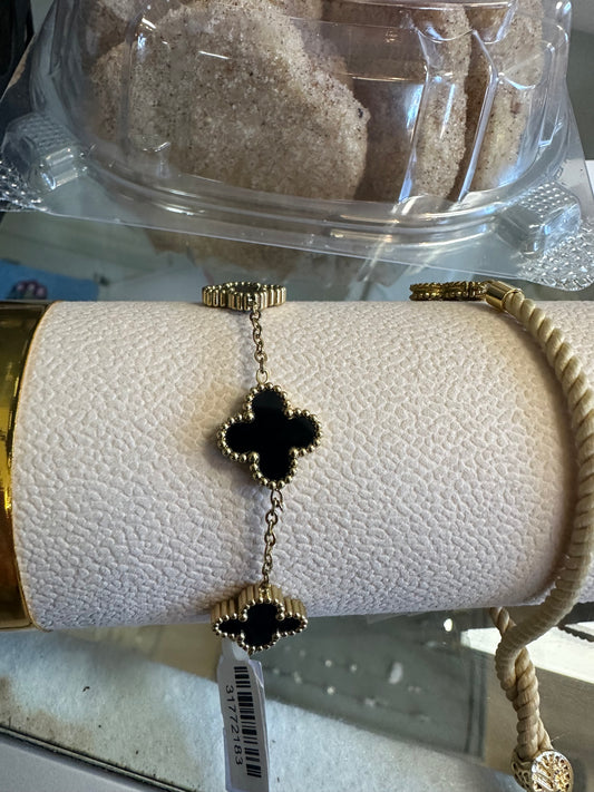 X-collection✨ Black Cross Bracelet