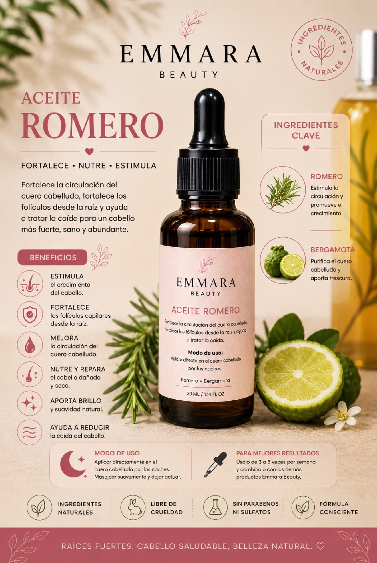Emmara hair growth oil
