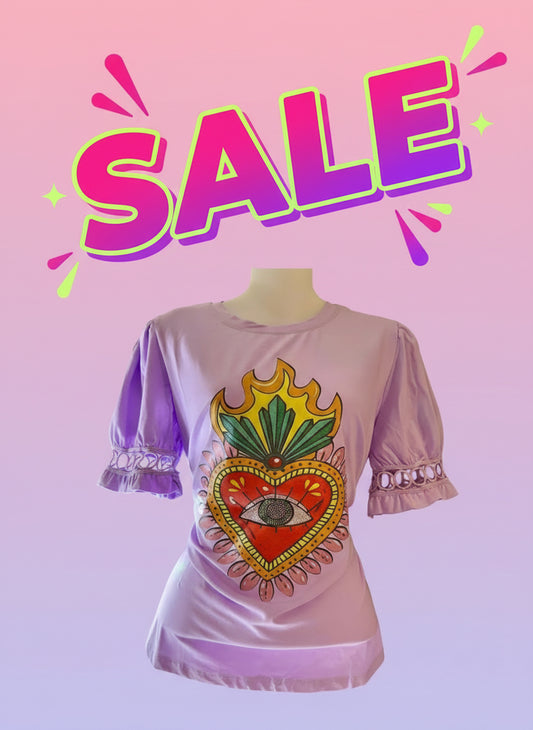 SALE COLLECTION✨ Heart print top